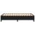 Cadru de pat box spring, negru, 120x200 cm, textil GartenMobel Dekor