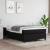 Cadru de pat box spring, negru, 120x200 cm, textil GartenMobel Dekor
