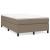 Cadru de pat box spring, gri taupe, 120x200 cm, textil GartenMobel Dekor