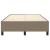 Cadru de pat box spring, gri taupe, 120x200 cm, textil GartenMobel Dekor