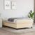 Cadru de pat box spring, crem, 120x200 cm, textil GartenMobel Dekor