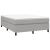 Cadru de pat box spring, gri deschis, 140x190 cm, textil GartenMobel Dekor