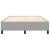 Cadru de pat box spring, gri deschis, 140x190 cm, textil GartenMobel Dekor