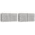 Set dulap TV, 4 piese, gri beton, lemn prelucrat GartenMobel Dekor