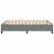 Cadru de pat box spring, gri închis, 140x190 cm, textil GartenMobel Dekor