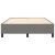 Cadru de pat box spring, gri închis, 140x190 cm, textil GartenMobel Dekor