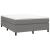 Cadru de pat box spring, gri închis, 140x190 cm, textil GartenMobel Dekor