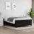 Cadru de pat box spring, negru, 140x190 cm, textil GartenMobel Dekor