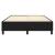 Cadru de pat box spring, negru, 140x190 cm, textil GartenMobel Dekor