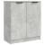 Servante, 3 piese, gri beton, lemn prelucrat GartenMobel Dekor