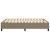 Cadru de pat box spring, gri taupe, 140x190 cm, textil GartenMobel Dekor