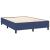 Cadru de pat box spring, albastru, 140x190 cm, textil GartenMobel Dekor