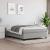 Cadru de pat box spring, gri deschis, 140x200 cm, textil GartenMobel Dekor