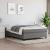 Cadru de pat box spring, gri închis, 140x200 cm, textil GartenMobel Dekor