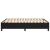 Cadru de pat box spring, negru, 140x200 cm, textil GartenMobel Dekor