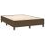 Cadru de pat box spring, maro închis, 140x200 cm, textil GartenMobel Dekor