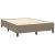 Cadru de pat box spring, gri taupe, 140x200 cm, textil GartenMobel Dekor