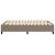 Cadru de pat box spring, gri taupe, 140x200 cm, textil GartenMobel Dekor