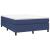 Cadru de pat box spring, albastru, 140x200 cm, textil GartenMobel Dekor