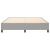 Cadru de pat box spring, gri deschis, 160x200 cm, textil GartenMobel Dekor