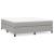 Cadru de pat box spring, gri deschis, 160x200 cm, textil GartenMobel Dekor