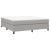 Cadru de pat box spring, gri deschis, 160x200 cm, textil GartenMobel Dekor