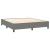 Cadru de pat box spring, gri închis, 160x200 cm, textil GartenMobel Dekor
