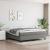 Cadru de pat box spring, gri închis, 160x200 cm, textil GartenMobel Dekor