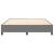 Cadru de pat box spring, gri închis, 160x200 cm, textil GartenMobel Dekor