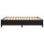 Cadru de pat box spring, negru, 160x200 cm, textil GartenMobel Dekor