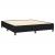 Cadru de pat box spring, negru, 160x200 cm, textil GartenMobel Dekor