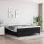 Cadru de pat box spring, negru, 160x200 cm, textil GartenMobel Dekor