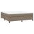 Cadru de pat box spring, gri taupe, 160x200 cm, textil GartenMobel Dekor