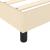 Cadru de pat box spring, crem, 160x200 cm, textil GartenMobel Dekor