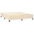 Cadru de pat box spring, crem, 160x200 cm, textil GartenMobel Dekor