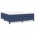 Cadru de pat box spring, albastru, 160x200 cm, textil GartenMobel Dekor