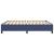 Cadru de pat box spring, albastru, 160x200 cm, textil GartenMobel Dekor
