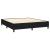 Cadru de pat box spring, negru, 180x200 cm, textil GartenMobel Dekor