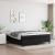 Cadru de pat box spring, negru, 180x200 cm, textil GartenMobel Dekor