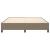 Cadru de pat box spring, gri taupe, 180x200 cm, textil GartenMobel Dekor