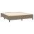Cadru de pat box spring, gri taupe, 180x200 cm, textil GartenMobel Dekor