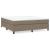 Cadru de pat box spring, gri taupe, 180x200 cm, textil GartenMobel Dekor