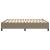 Cadru de pat box spring, gri taupe, 180x200 cm, textil GartenMobel Dekor