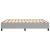 Cadru de pat box spring, gri deschis, 200x200 cm, textil GartenMobel Dekor