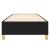 Cadru de pat continental, negru, 80x200 cm, material textil GartenMobel Dekor