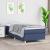 Cadru de pat box spring, albastru, 80x200 cm, textil GartenMobel Dekor