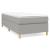 Cadru de pat box spring, gri deschis, 90x190 cm, textil GartenMobel Dekor