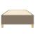 Cadru de pat box spring, gri taupe, 90x190 cm, textil GartenMobel Dekor