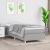 Cadru de pat box spring, gri deschis, 90x200 cm, textil GartenMobel Dekor