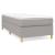 Cadru de pat box spring, gri deschis, 90x200 cm, textil GartenMobel Dekor